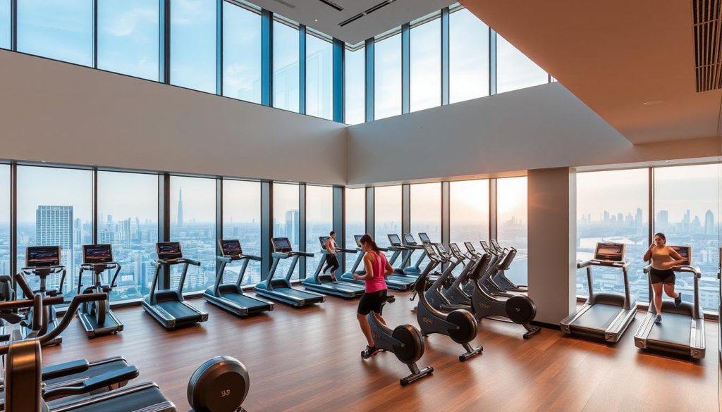 Khu vực Gym hiện đại tại Newtown Diamond Đà Nẵng