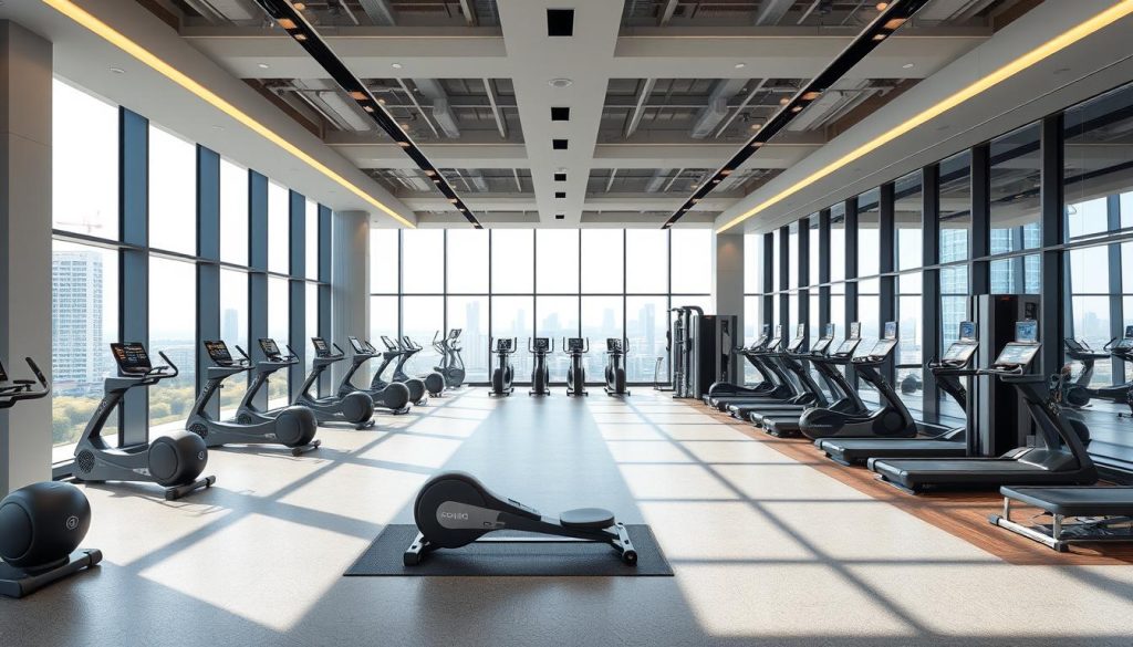 Khu vực Gym hiện đại tại Newtown Diamond Đà Nẵng