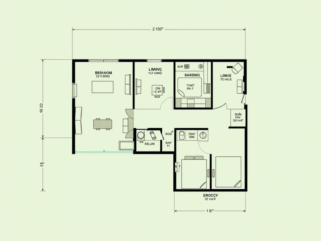 Thiết kế căn hộ 2 phòng ngủ tại Newtown Diamond Đà Nẵng
